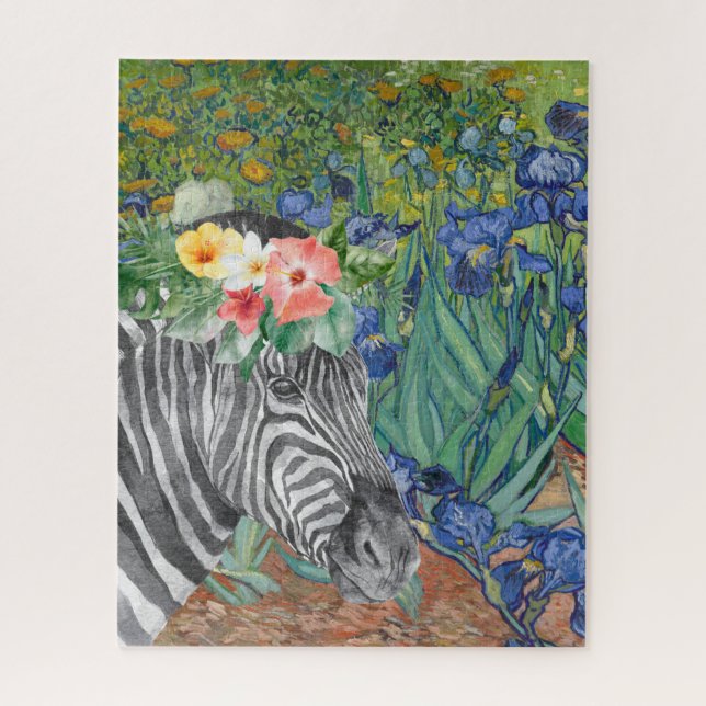 Van Gogh's Ire und Extravagantes Zebra (Vertikal)
