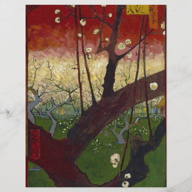 Van Gogh's Japonaiserie nach Hiroshige (Vorderseite)