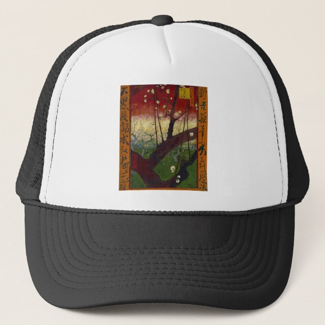 Van Gogh's Japonaiserie nach Hiroshige Truckerkappe (Vorderseite)