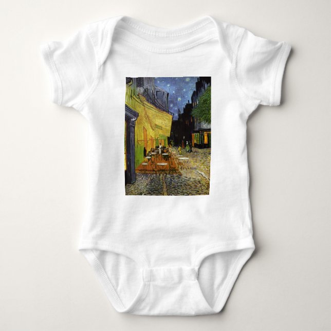 Van Gogh's Night Cafe Baby Strampler (Vorderseite)