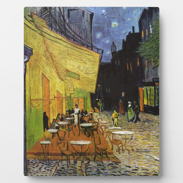 Van Gogh's Night Cafe Fotoplatte (Vorderseite)