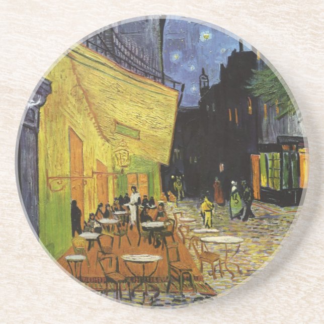 Van Gogh's Night Cafe Untersetzer (Vorne)