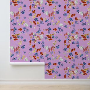 Van Gogh's Poppy und Iris Blume Lavender Tapete