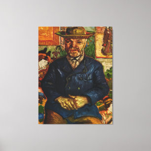 Van Gogh's "Portrait of Père Tanguy" (1887) Leinwanddruck