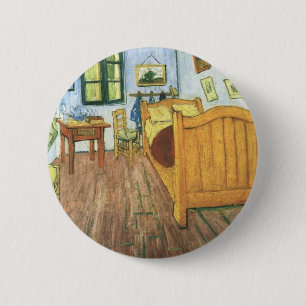 Van Gogh's Schlafzimmer in Arles Button