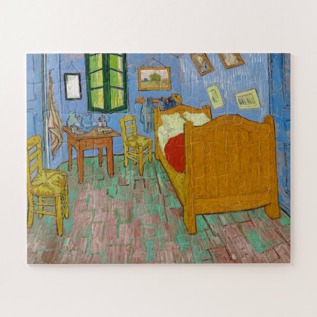 Van Gogh's Schlafzimmer in Arles Malerei Art (Horizontal)