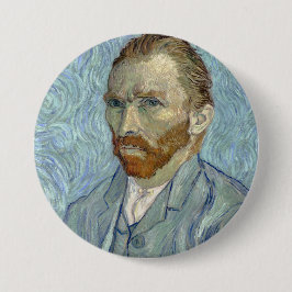 Van Goghs Selbstporträt Button