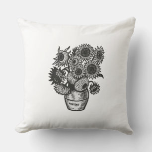 Van Gogh's Sonnenblumen Kissen