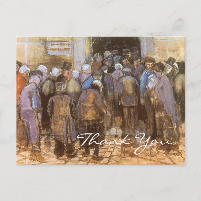 Van Gogh's Staat Lottery Office Postkarte (Vorderseite)