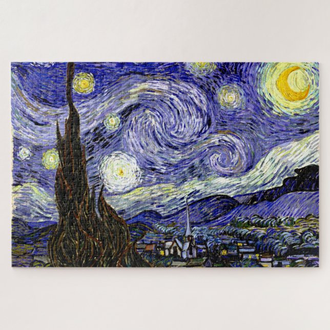 Van Gogh's Starry Night, 1889 (Horizontal)