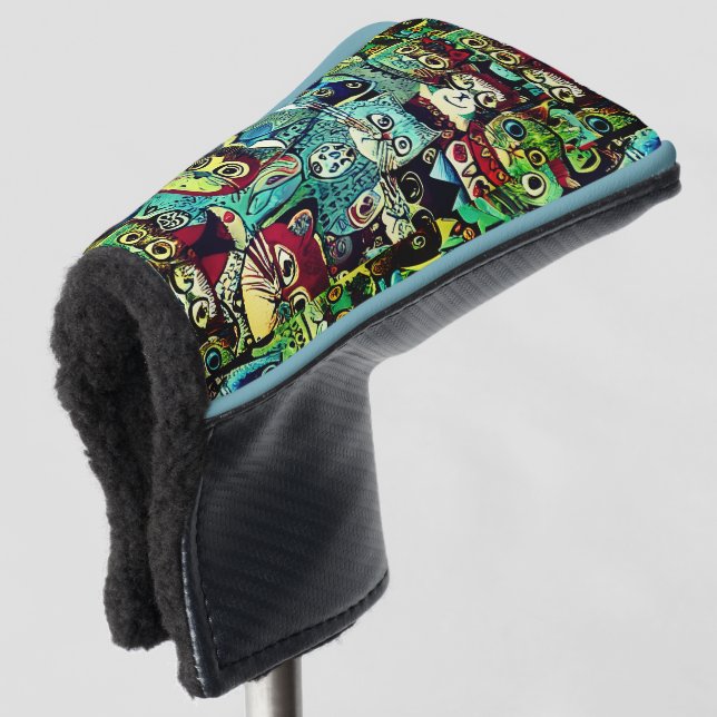 Van Gogh's Starry Night, 1889 Golf Head Cover Headcover (3/4 Vorderseite)
