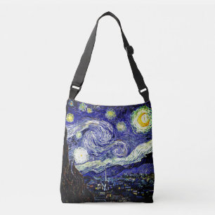 Van Gogh's Starry Night, 1889 Tragetaschen Mit Langen Trägern