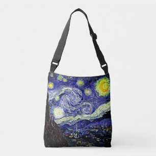 Van Gogh's Starry Night, 1889 Tragetaschen Mit Langen Trägern