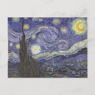 Van Gogh's Starry Night Classic Malerei Postkarte