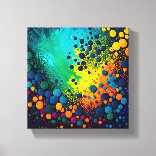 Van Gogh's Starry Night - Dot Art Wall Art Leinwanddruck