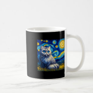 Van Gogh's Starry Night Inspiriert Cat Lover Mama  Kaffeetasse
