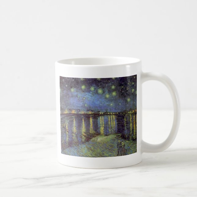 Van Gogh's Starry Night Painting Kaffeetasse (Rechts)