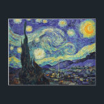 Van Goghs STARRY NIGHT Postkarte<br><div class="desc">Van Goghs Meisterwerk STARRY NIGHT! Bitte besuchen Sie unseren Shop für weitere passende Artikel</div>