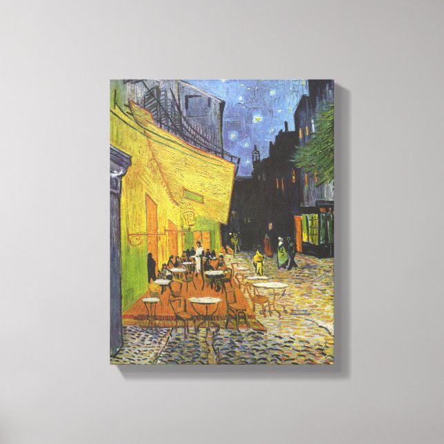 Van Gogh's Terrace Cafe Leinwanddruck (Vorderseite)