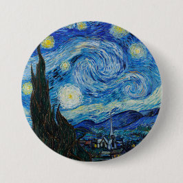Van Gogh's The Starry Night Button