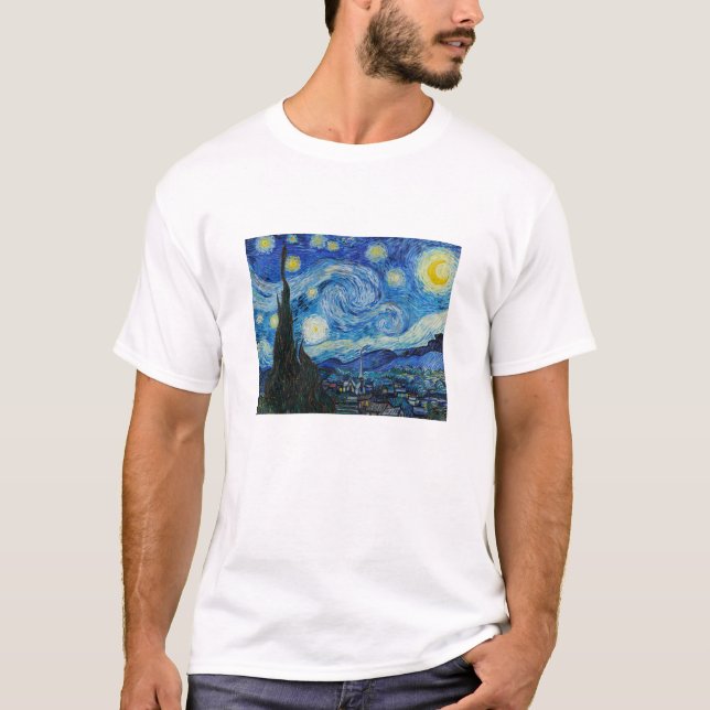 Van Gogh's The Starry Night T-Shirt (Vorderseite)