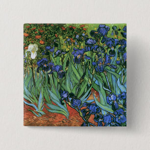 Van- Goghschöne Kunst der Iris-(F608) Button