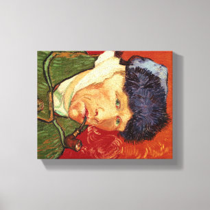 Van- Goghselbstporträt mit dem verbundenem Ohr un Leinwanddruck