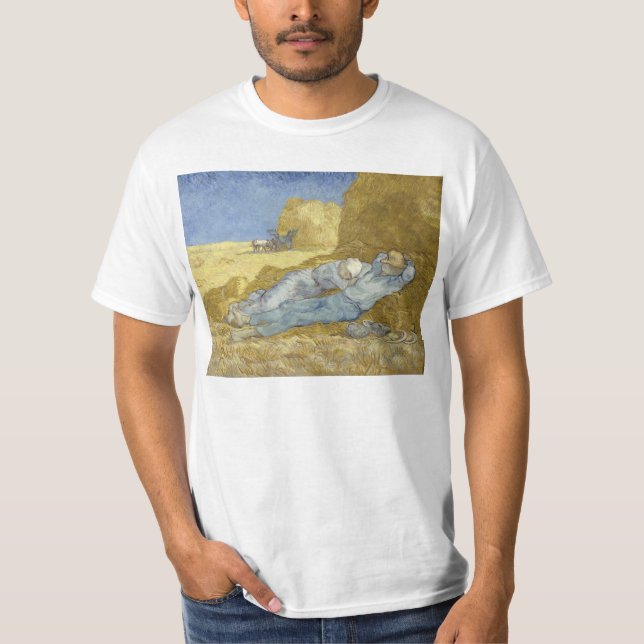 Van GoghSiesta nach Hirse T-Shirt (Vorderseite)