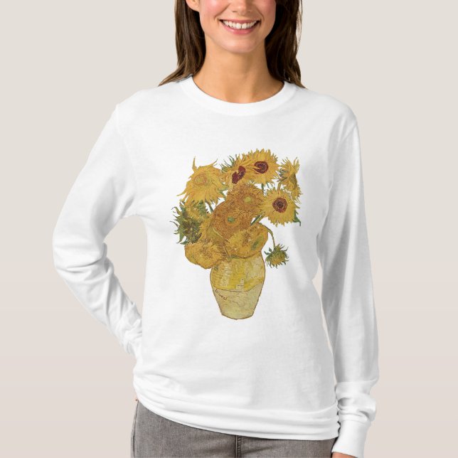 Van- Goghsonnenblume-T-Shirt T-Shirt (Vorderseite)