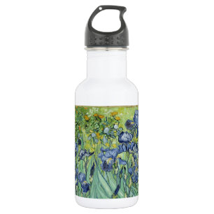 Van- GoghStillleben: Vase mit Iris Edelstahlflasche