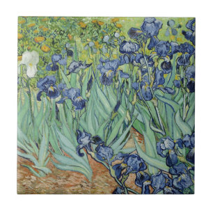 Van- GoghStillleben: Vase mit Iris Fliese