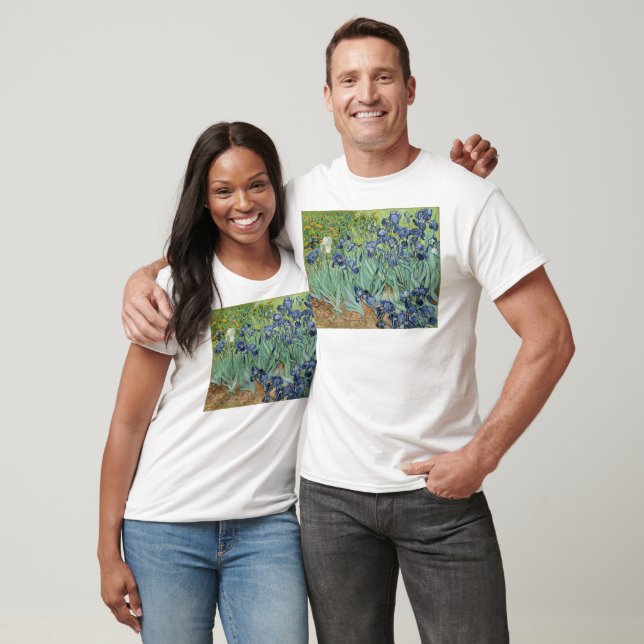 Van- GoghStillleben: Vase mit Iris T-Shirt (Unisex)