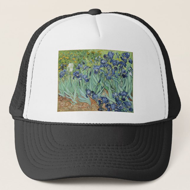 Van- GoghStillleben: Vase mit Iris Truckerkappe (Vorderseite)