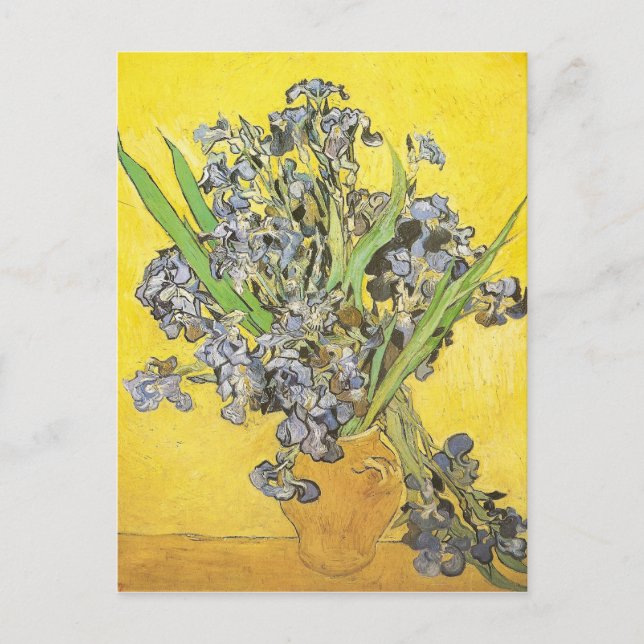 Van- GoghStillleben-Vase, schöne Kunst der Postkarte (Vorderseite)
