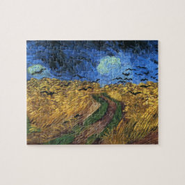 Van GoghWheatfield mit Krähen-Puzzlespiel
