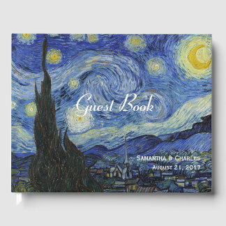 Van Gough Starry Mariage de nuit Livre d'or