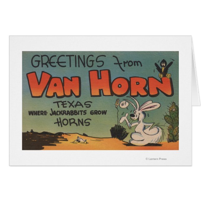 Van Horn, Texas (Jackkanbit & Crow) (Vorderseite (Horizontal))