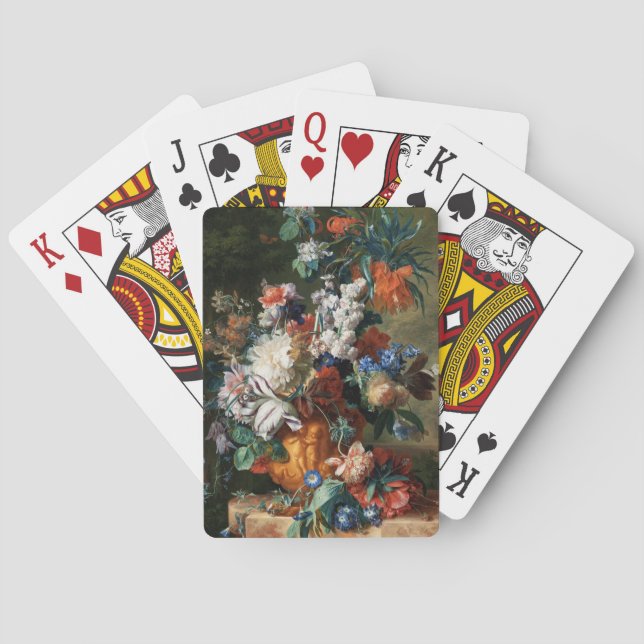 Van Huysums Bouquet der Blume Spielkarten (Rückseite)
