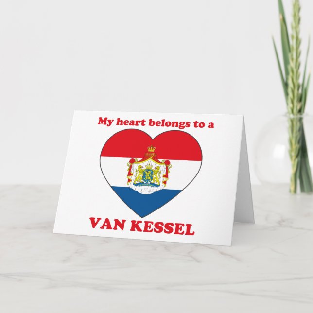Van Kessel Feiertagskarte (Vorderseite)