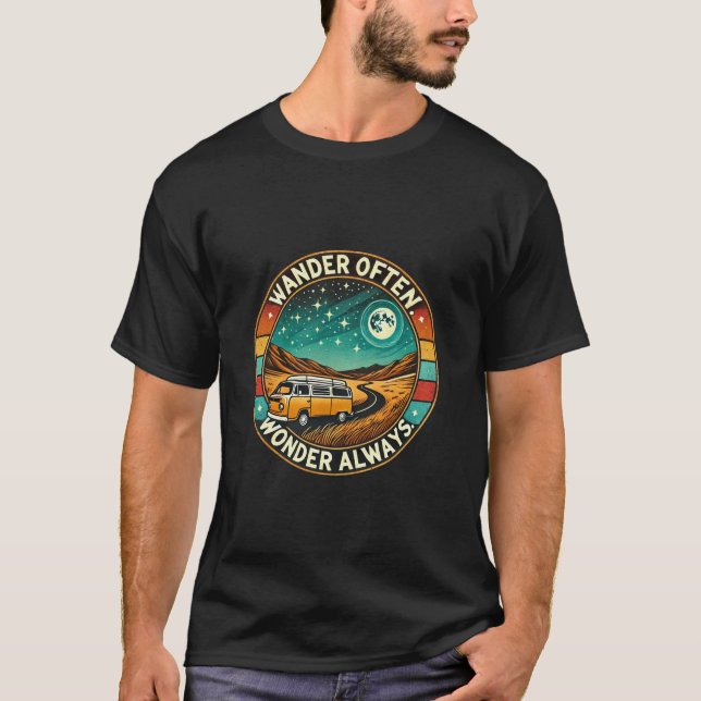 "Van Life Adventure T - Shirt - Erkunden Sie die W (Vorderseite)