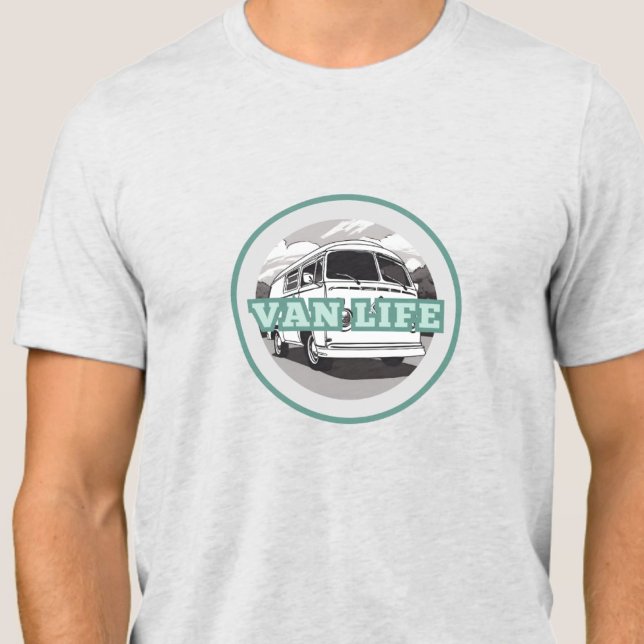 Van Life, Aqua Design Tri-Blend Shirt (Von Creator hochgeladen)