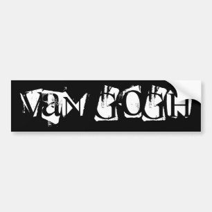 Van names travel Camping word van gogo go Autoaufkleber