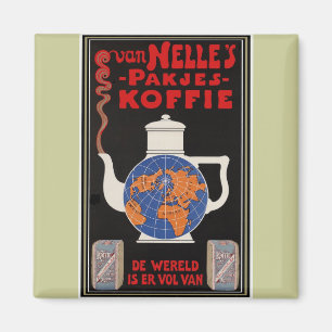 Van Nelles Coffee - Vintage Werbung Magnet