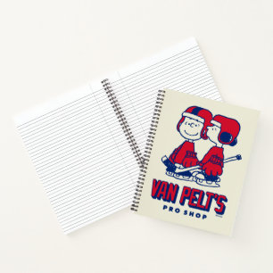 Van Pelts Hockey Club Pro Shop Muster Notizbuch