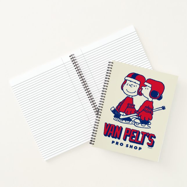 Van Pelts Hockey Club Pro Shop Muster Notizbuch (Innenseite)