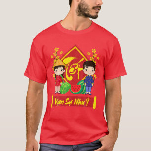 Van Su Nhu Y   Vietnamesisch Neujahr Rote Kinder A T-Shirt