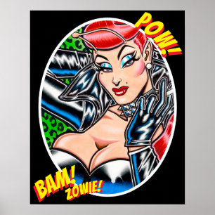 Vana DeVinyl™/Biker Jacket/Bam! Poster