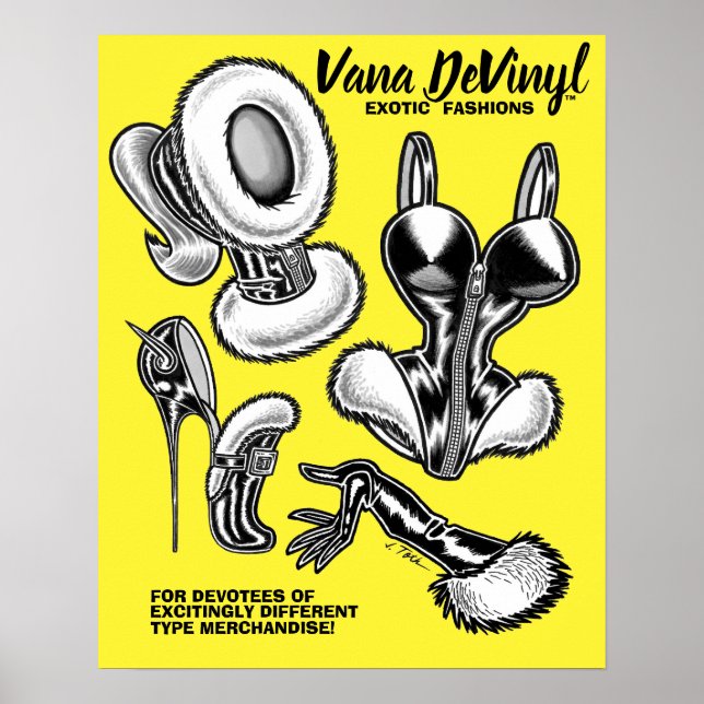 Vana DeVinyl™/Exotic Fashions Poster (Vorne)