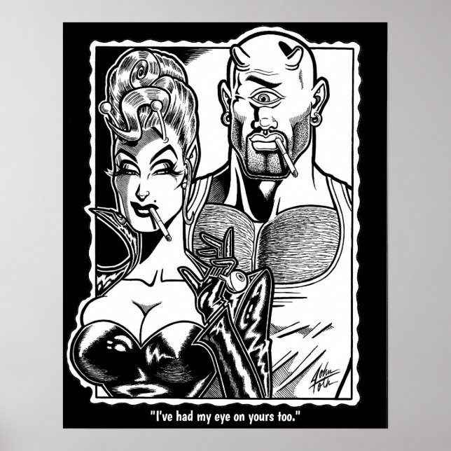 Vana DeVinyl™/Eyeballs Poster (Vorne)