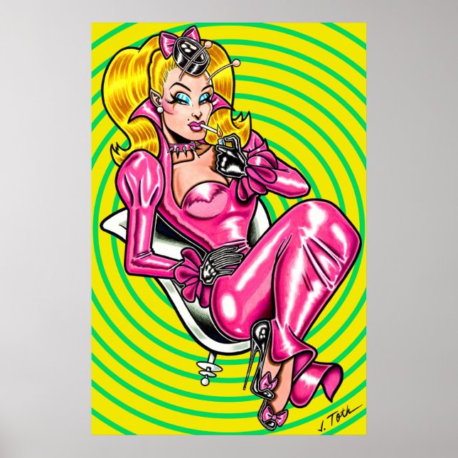 Vana DeVinyl™/Pretty in Pink Gummiposter Poster (Vorne)